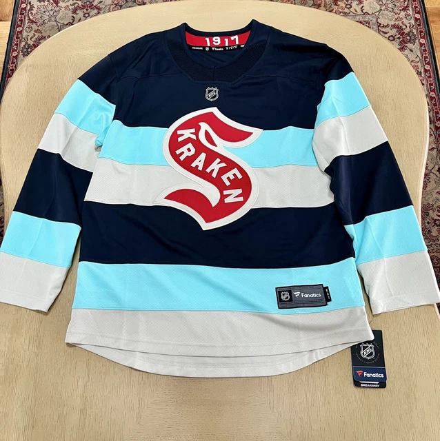 SEATTLE KRAKEN 2024 Nhl Winter Classic Fanatics Breakaway Hockey Jersey