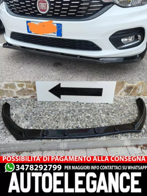 Alerón De Hoja Debajo Del Parachoques Delantero Fiat Tipo Abs Divisor De Labios