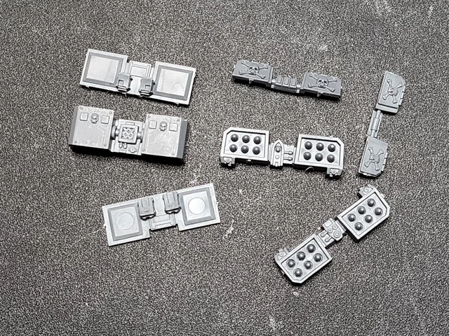 WARHAMMER 40K SPACE Marine Terminator Cyclone Missile Launcher Bits Lot