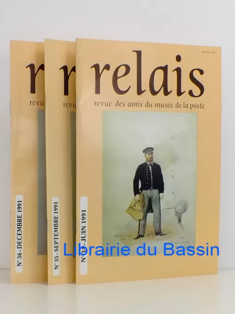 Relais Revue des amis du Musée de La Poste Numéros 34, 35 et 36 Collectif 1991