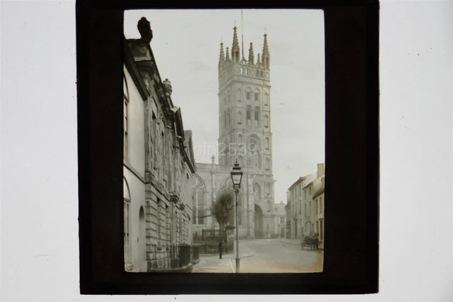 St Mary's Church In Warwick - Glass Lantern Slide