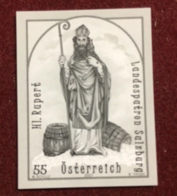 Österreich 2007 Mi.: 2686  SCHUTZPATRONE - HL. RUPERT  SCHWARZDRUCK