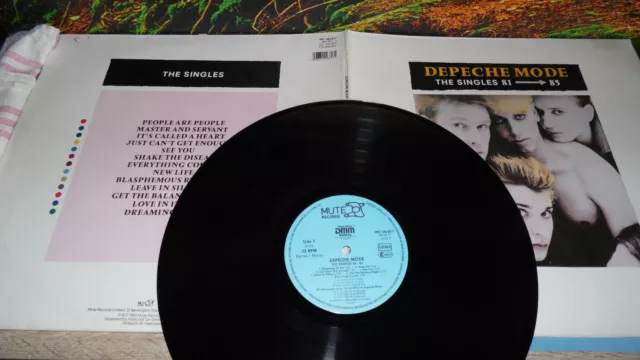 Depeche Mode – The Singles 81 - 85 - Mute – INT 146.817, Mute – MUTEL 1 - LP