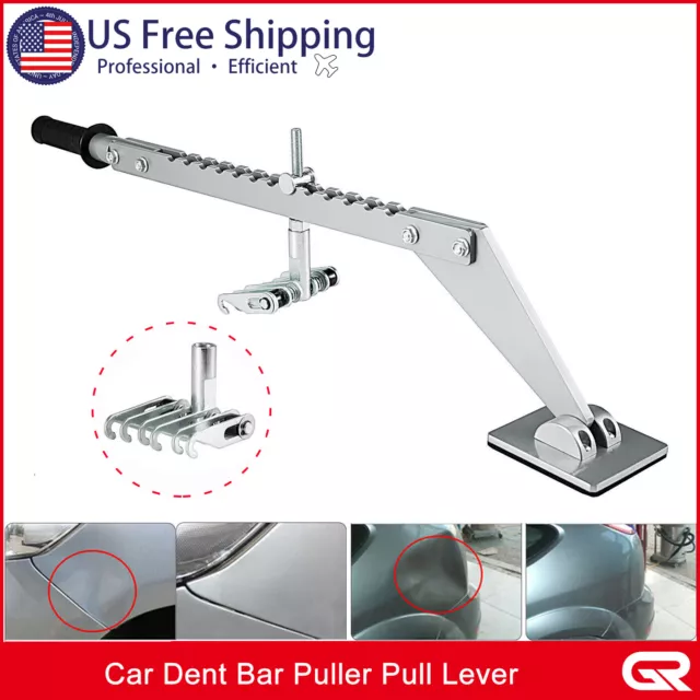 Car Dent Bar Puller Pull Lever Pulling Kit Removal Hammer Repair Auto Body Tool