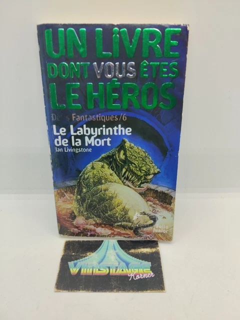 Livre Dont Vous êtes Le Héros – Le Labyrinthe De La Mort – 1re édition – Occasion