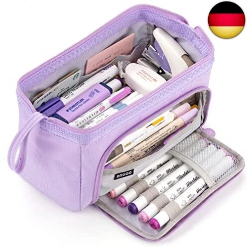 EASTHILL Federmäppchen mit grossem Pencil case Tragbare Stifttasche Tragbare