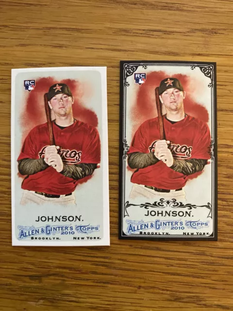 Chris Johnson 2010 Topps Allen & Ginter’s Black Mini Lot Rc Astros