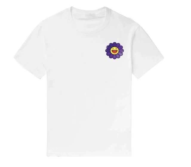 J BALVIN BLANCO x Takashi Murakami MORADO FLOWER Tee Mens XXL