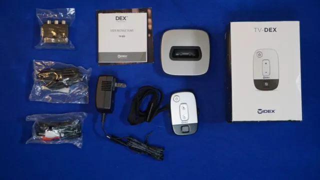 Widex TV-DEX Wireless TV Streamer Controller Assisted Listening Device Hearing