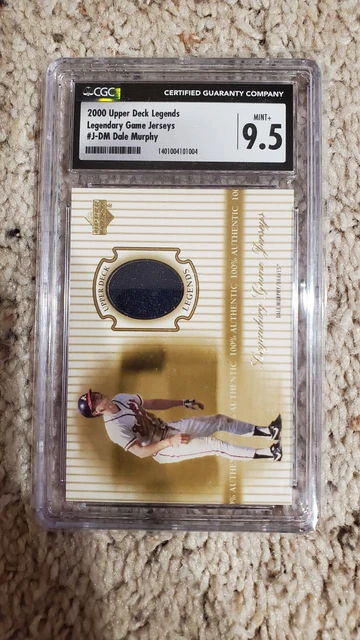 2000 Upper Deck Legends Legendary Game Jerseys - Dale Murphy - CGC 9.5 2000 Upper Deck Legends Legendary Game Jerseys - Dale Murphy - CGC 9.5