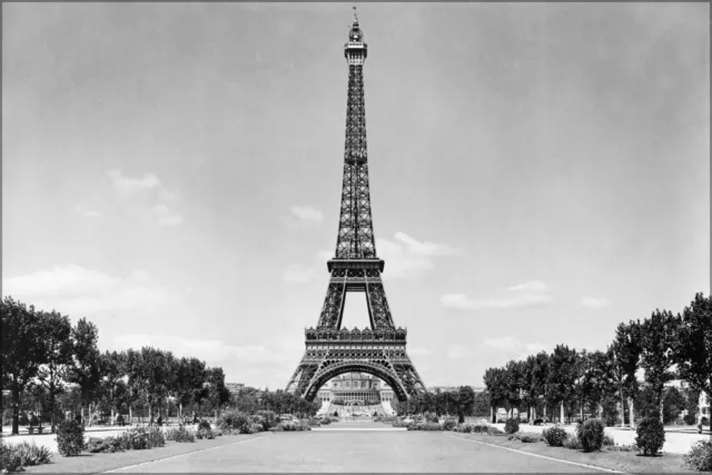 Poster, Many Sizes; Eiffel Tower And Park, Paris, France 1909