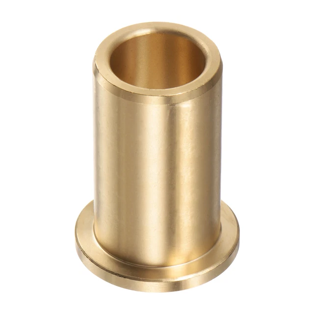 Flange Bearing Sleeve 16mm x 22mm x 40mm Bronze Self-Lubricating Bushings