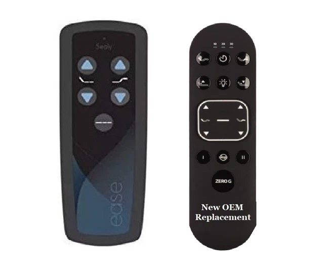 REPLACEMENT REMOTE FOR Sealy Ease 1st Gen (New Upgraded Version