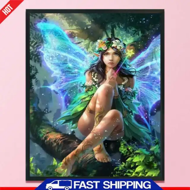 Fairy Full Cross Stitch 11CT Cotton Thread DIY Printed Embroidery Kits Gifts (1)