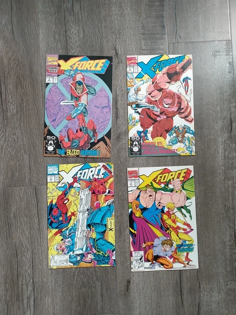 X-FORCE  #2, 3, 4, 5, Marvel Comics 1993, VF NM Condition 