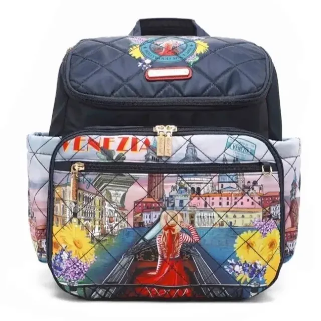 Nicole Lee Venecia Diaper Bag/Backpack NEW