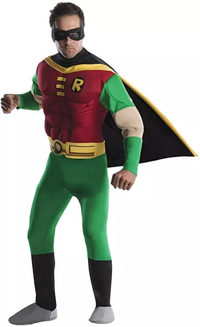 Rubie's Official DC Comic Robin Deluxe Adult Costume, Batman Movie Character, Me