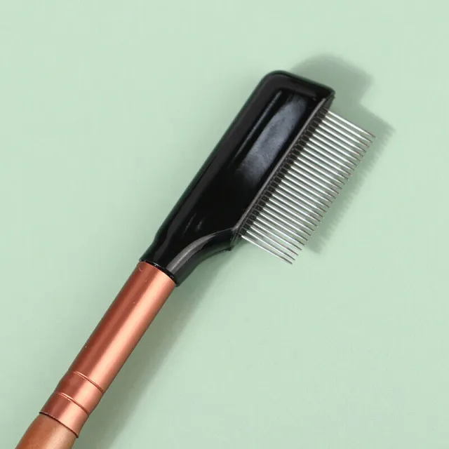 Double Sided Metal Comb Brush Lash Eyebrow  Makeup Eyelash Extension New