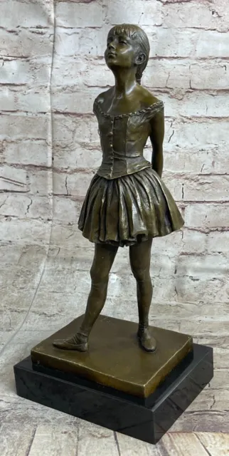 Large Real bronze the little dancer by Degas home decor figure sculpture Artwork