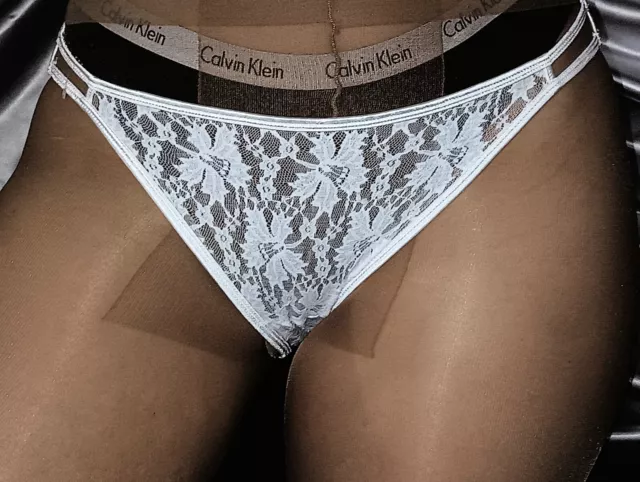 VTG VANITY FAIR Silky Stretch Lace String Bikini Panties Panty Pantie 7/L  New $43.41 - PicClick AU