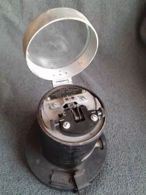 Antique Western Union Wheatstone 1F Telegraph Relay In Good Condition!