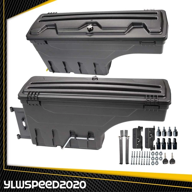 PAIR LOCKABLE STORAGE Truck Bed Tool Box Fit For 0218 DODGE RAM 1500