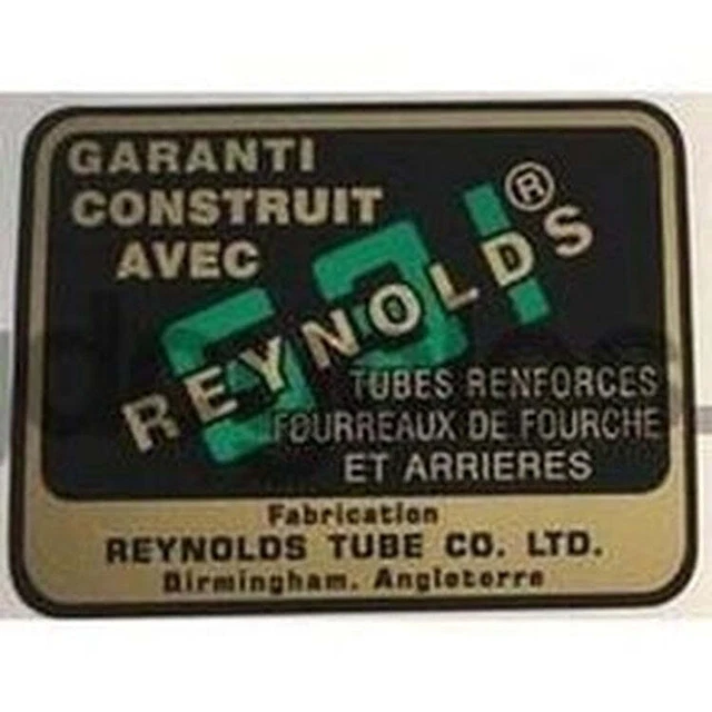 NOS Reynolds 653 Tube Set Water Transfer Decals for frame and Fork