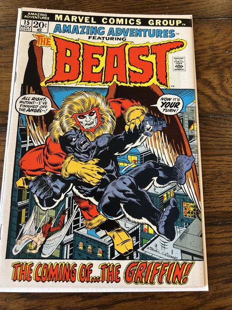 Amazing Adventures #15 VF/NM 9.0 Beast! 1st Appearance The Griffin! Marvel 1972