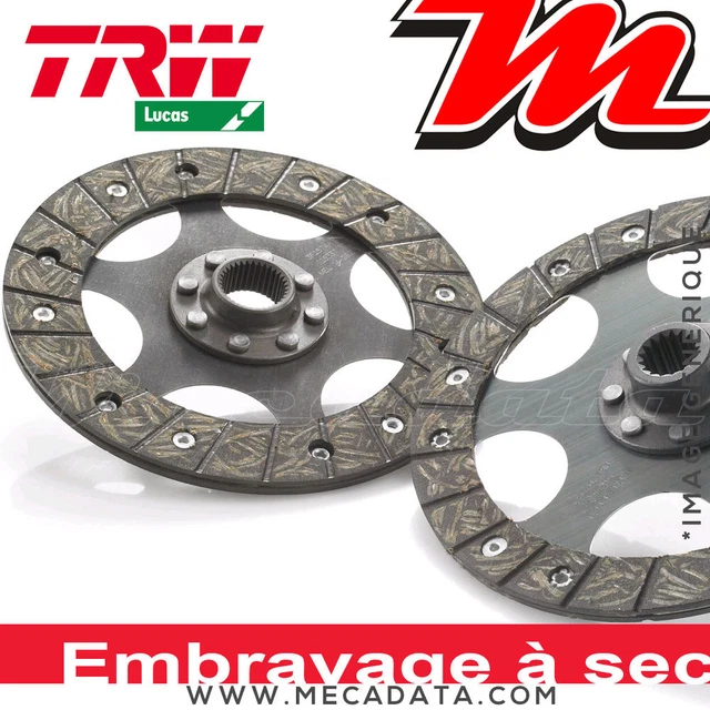 Disques D'embrayage Garnis TRW Lucas MCC 107-6 - Pour Moto Roma 300 Geko Quad 2004 - Neufs (Garantie 2 Ans)