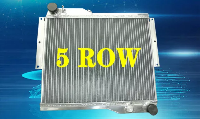 5 Row Aluminum Radiator For Mg Mgb Gt V8 1973-1976 1974 1975 1976 73 74 75 76