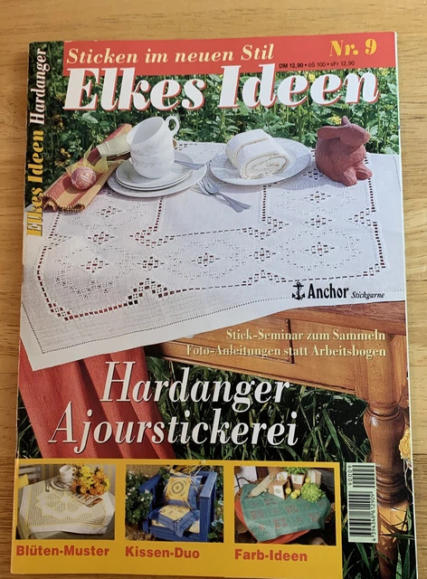 Elkes Ideen Nr.9 Hardanger Ajourstickerei Stickanleitungen