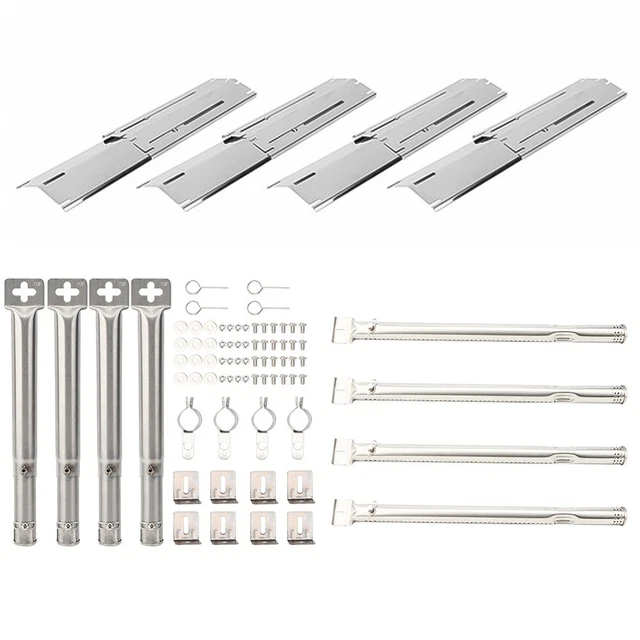 Housses Barbecue Acier Inox Chromé [lot De 6] - Compatible Peugeot Rifter 2018+