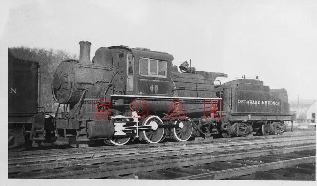 3C698 Rp 1933 Delaware & Hudson Railroad 060 Camelback Loco #46 Oneonta Ny