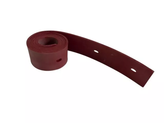 Squeege Rubber Rear Hako hakomatic B90-700, Scrubmaster B90-750 Nanorade Red