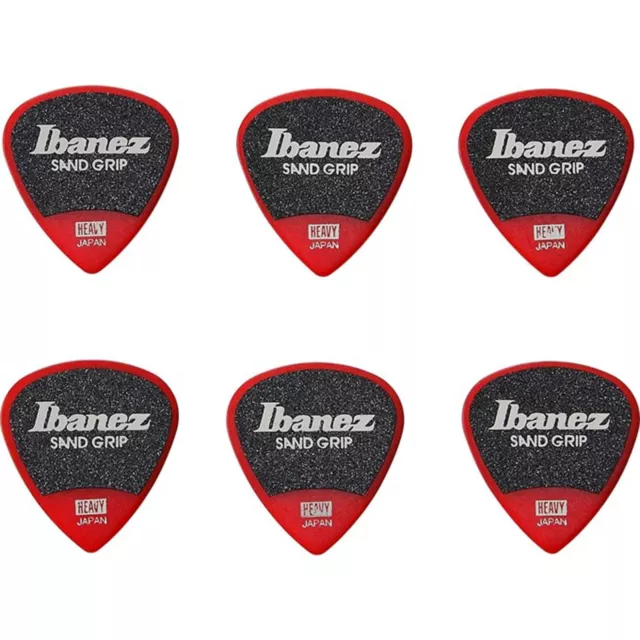 Ibanez PPA16HSG Sand Grip Picks 1,0 mm Red - Plektren Set