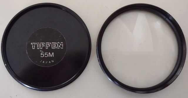 Vintage Soligor 55mm Close Up Macro +3 Lens Filter + Cover