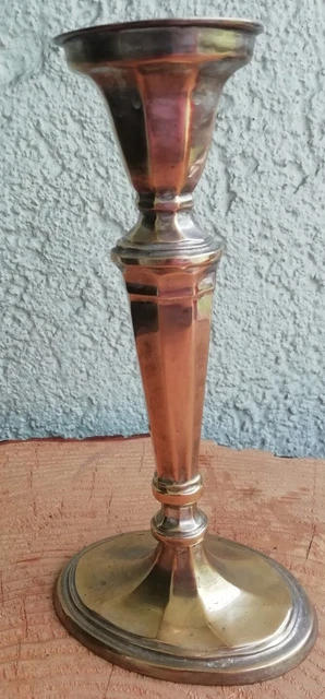 Antiker Kerzenleuchter Leuchter Bronze 27,5 cm 