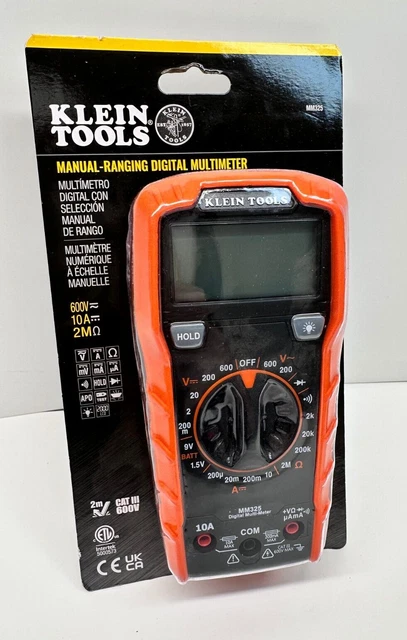 *BRAND NEW* - Klein Tools MM325 Digitial Multimeter, 600V AC/DC Voltage Tester🔥