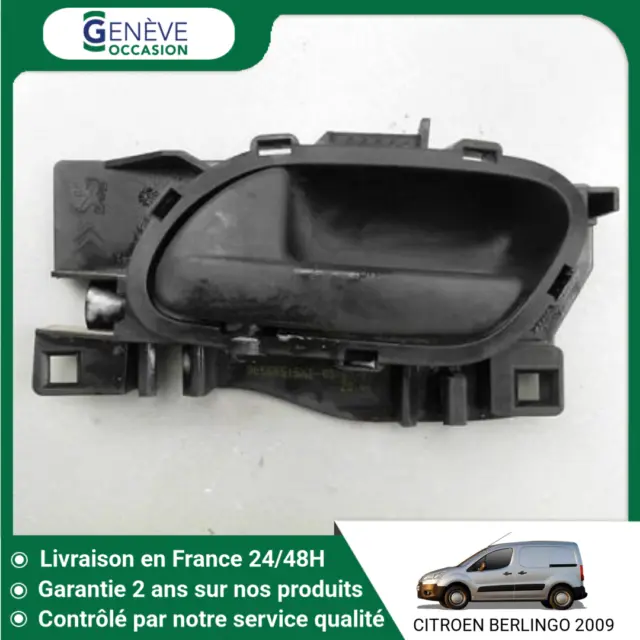 🇫🇷  Poignee Interieure Porte Arriere Gauche Citroen Berlingo Fgt 08-12