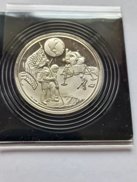 Deutschland Medaille 1969 Landing on the moon, 999er Silber,