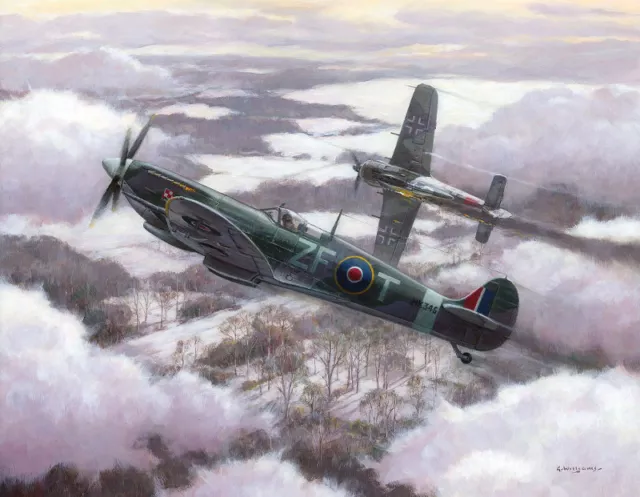 Supermarine Spitfire IX 308 Squadron Polish Aircraft Aviation Art Print