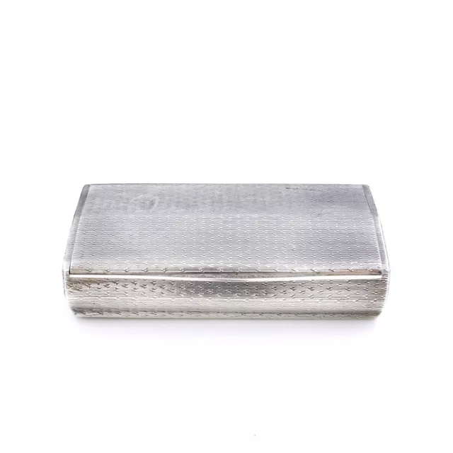 Antique Austrian Solid Sterling Silver Snuff Box.