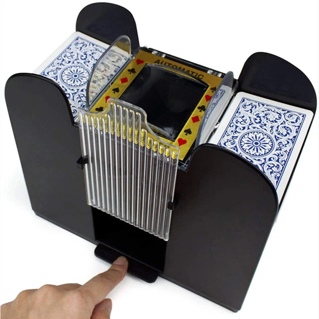 Home Party Club Casino 6 Deck Automatic Card Shuffler For Poker Games US