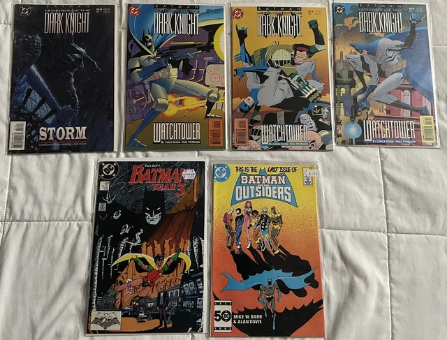 Comic Lot Of 5 Batman Comics (Legends Of The Dark Knight + Others)