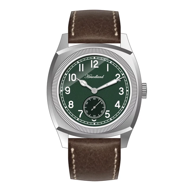 HRUODLAND F018 CLASSIC Pilot Automatic Dress Watch Sapphire Glass Seagull ST17 149.99 PicClick UK
