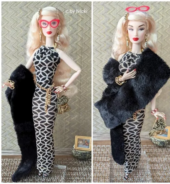 Fashion Set 9 Teilig für Barbie Collector Model Muse Fashion Royalty Size Dolls