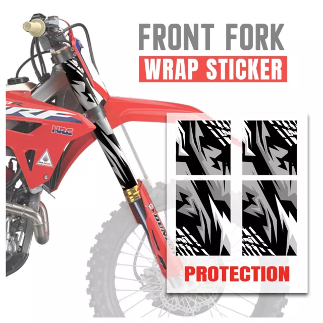 Gray Spike Fork Wrap For Yamaha YZ125 YZ250 YZ65 YZ250FX