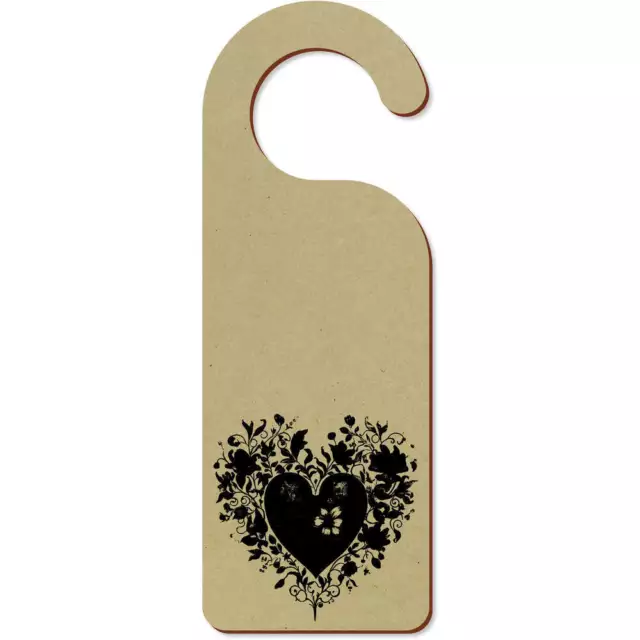 'heart' 200mm x 72mm Door Hanger (DH00035361)