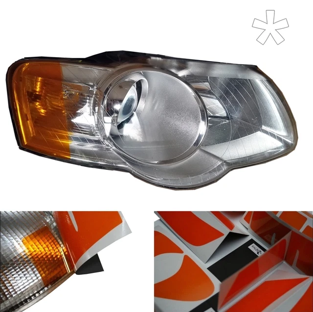 Pellicola design USA per frecce fari VW Passat B6 3C sinistro/destro sidemarker