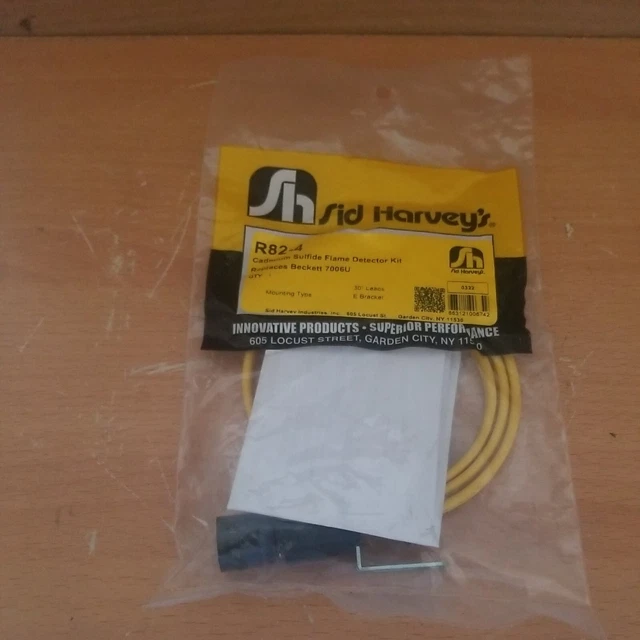 New Sid Harvey #R82-4 Cadmium Sulfide Flame Detector Kit